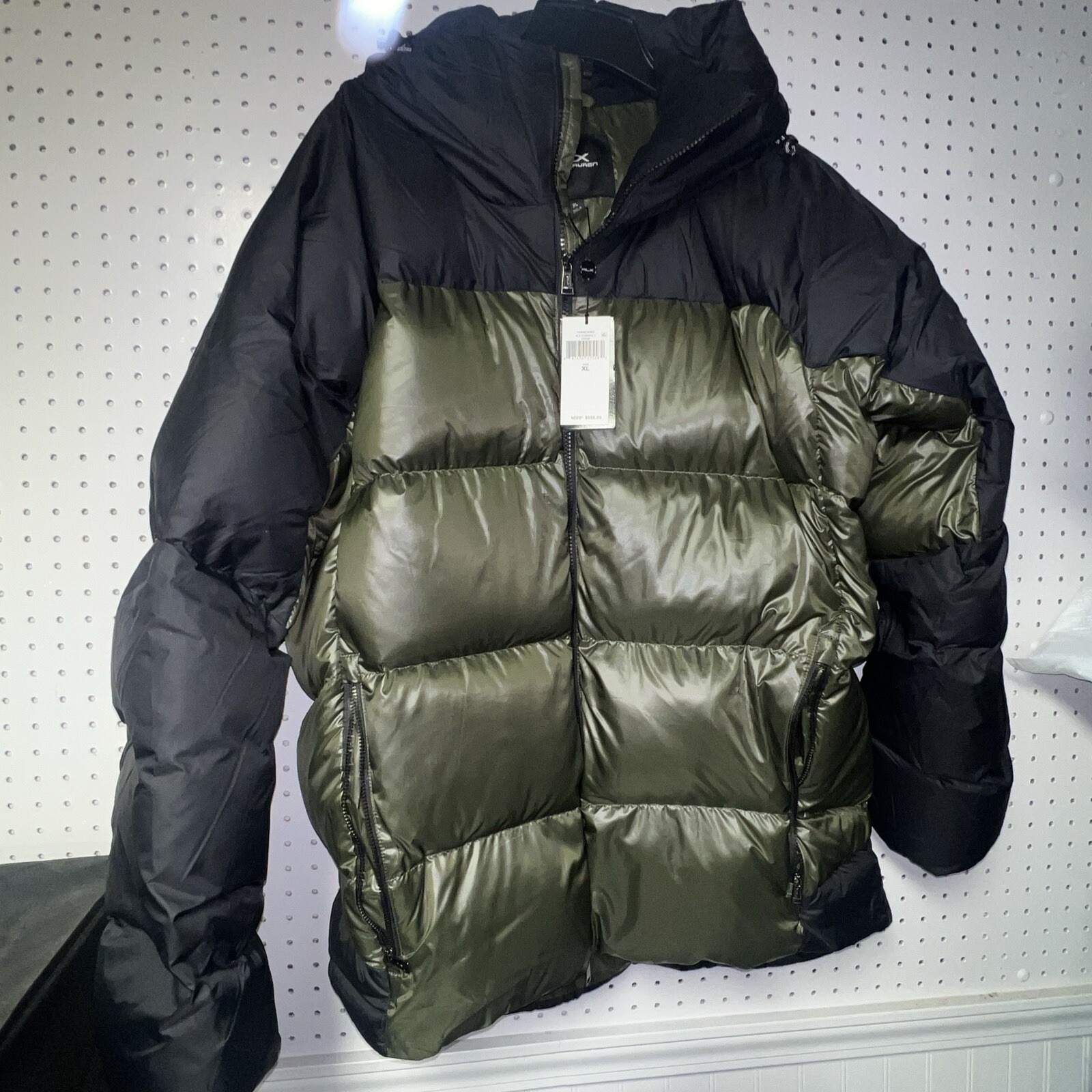 Rlx Ralph Lauren Pertex Quantum Down Hooded Puffer Jacket Greennwt Sz Xl $698.00